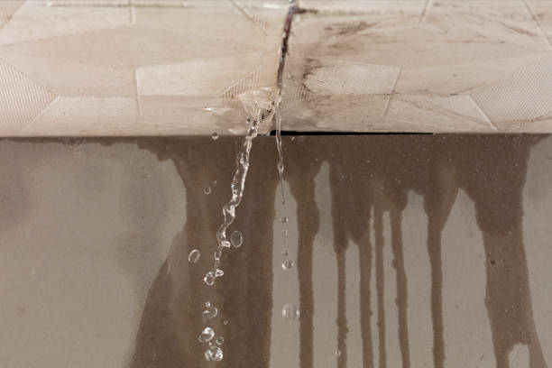 Professional Burst Pipe Cleanup technician working in Limington, ME